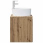 vidaXL Επιτοίχια Λεκάνη Έπιπλο Artisan Δρυς 49,5 x 44,5 x 65 εκ