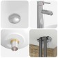 vidaXL Επιτοίχια Λεκάνη Έπιπλο Sonoma Δρυς 49,5 x 44,5 x 65 εκ