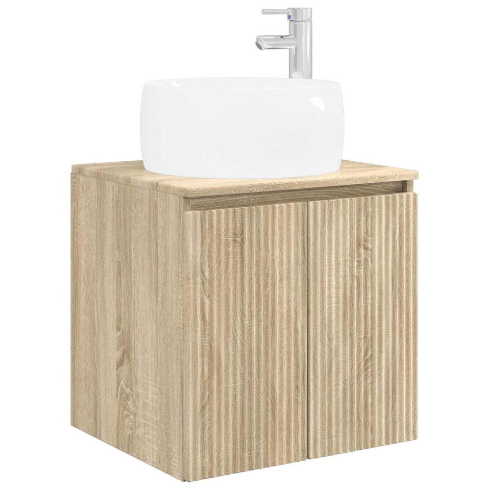 vidaXL Επιτοίχια Λεκάνη Έπιπλο Sonoma Δρυς 49,5 x 44,5 x 66 εκ