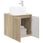 vidaXL Επιτοίχια Λεκάνη Έπιπλο Sonoma Δρυς 49,5 x 44,5 x 66 εκ