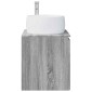 vidaXL Επιτοίχια Λεκάνη Έπιπλο Γκρι Sonoma 49,5 x 44,5 x 66 εκ