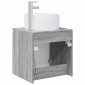 vidaXL Επιτοίχια Λεκάνη Έπιπλο Γκρι Sonoma 49,5 x 44,5 x 66 εκ