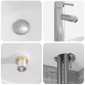 vidaXL Επιτοίχιος νιπτήρας βανίλιας Γκρι Sonoma 49,5 x 44,5 x 65,5 εκ