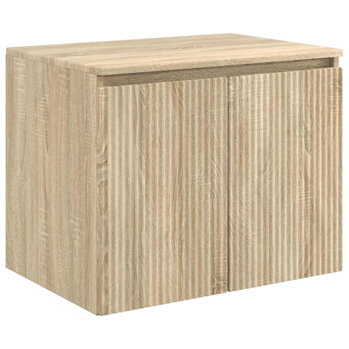vidaXL Τοίχου Ντουλάπα Μπάνιου Sonoma Δρυς 62,5 x 44,5 x 50 εκ.