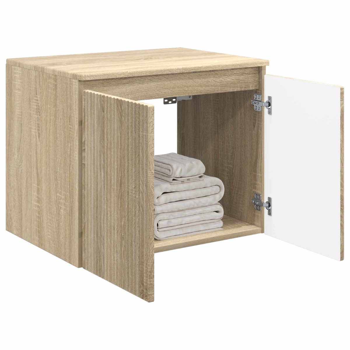 vidaXL Τοίχου Ντουλάπα Μπάνιου Sonoma Δρυς 62,5 x 44,5 x 50 εκ.