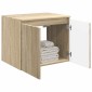 vidaXL Τοίχου Ντουλάπα Μπάνιου Sonoma Δρυς 62,5 x 44,5 x 50 εκ.