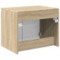 vidaXL Τοίχου Ντουλάπα Μπάνιου Sonoma Δρυς 62,5 x 44,5 x 50 εκ.