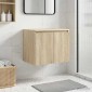 vidaXL Τοίχου Ντουλάπα Μπάνιου Sonoma Δρυς 62,5 x 44,5 x 50 εκ.