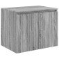 vidaXL Τοίχου Ντουλάπα Μπάνιου Γκρι Sonoma 62,5 x 44,5 x 50 εκ.