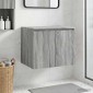 vidaXL Τοίχου Ντουλάπα Μπάνιου Γκρι Sonoma 62,5 x 44,5 x 50 εκ.