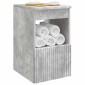 vidaXL Ντουλάπι Μπάνιου Γκρι Σκυροδέματος 30 x 35 x 50 εκ.