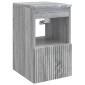 vidaXL Ντουλάπι Μπάνιου Γκρι Sonoma 30 x 41 x 50 εκ.