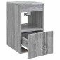 vidaXL Ντουλάπι Μπάνιου Γκρι Sonoma 30 x 41 x 50 εκ.
