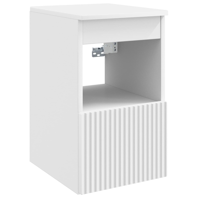 vidaXL Ντουλάπι Μπάνιου Λευκό 30 x 44,5 x 50 εκ. Επεξεργασμένο Ξύλο