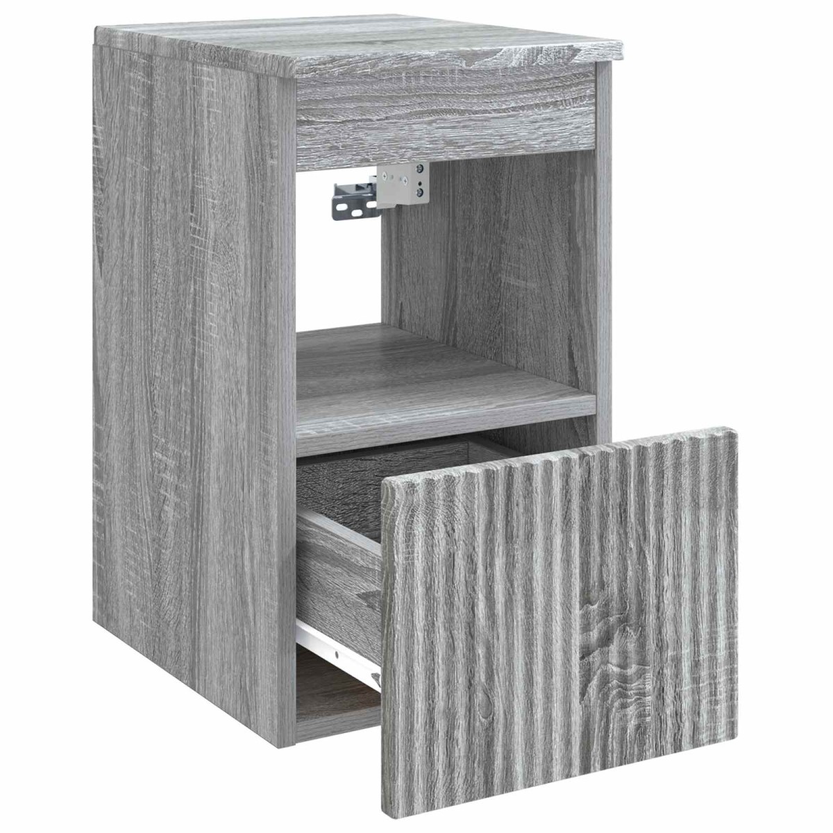 vidaXL Ντουλάπι Μπάνιου Γκρι Sonoma 30 x 44,5 x 50 εκ.