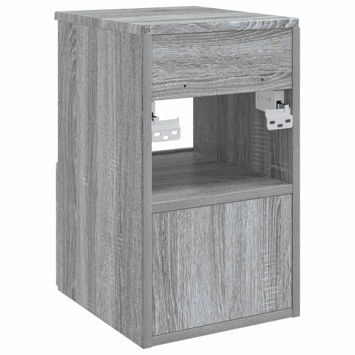 vidaXL Ντουλάπι Μπάνιου Γκρι Sonoma 30 x 44,5 x 50 εκ.