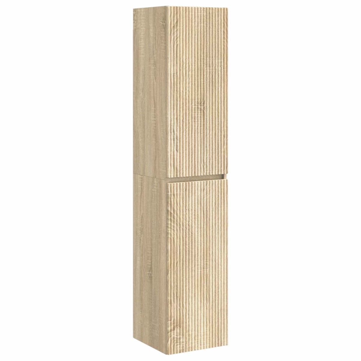vidaXL Τοίχου Ντουλάπα Μπάνιου Sonoma Δρυς 33 x 34,5 x 160 εκ