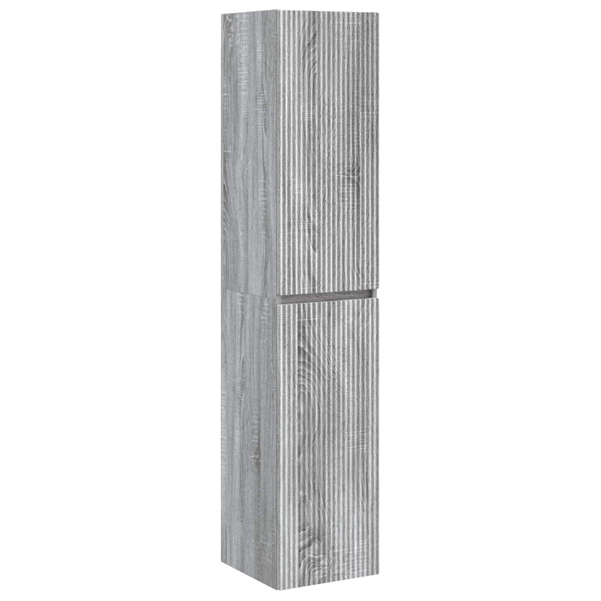 vidaXL Τοίχου Ντουλάπα Μπάνιου Γκρι Sonoma 33 x 34,5 x 160 εκ