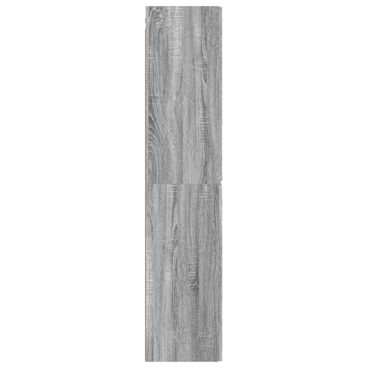 vidaXL Τοίχου Ντουλάπα Μπάνιου Γκρι Sonoma 33 x 34,5 x 160 εκ