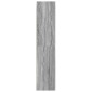 vidaXL Τοίχου Ντουλάπα Μπάνιου Γκρι Sonoma 33 x 34,5 x 160 εκ