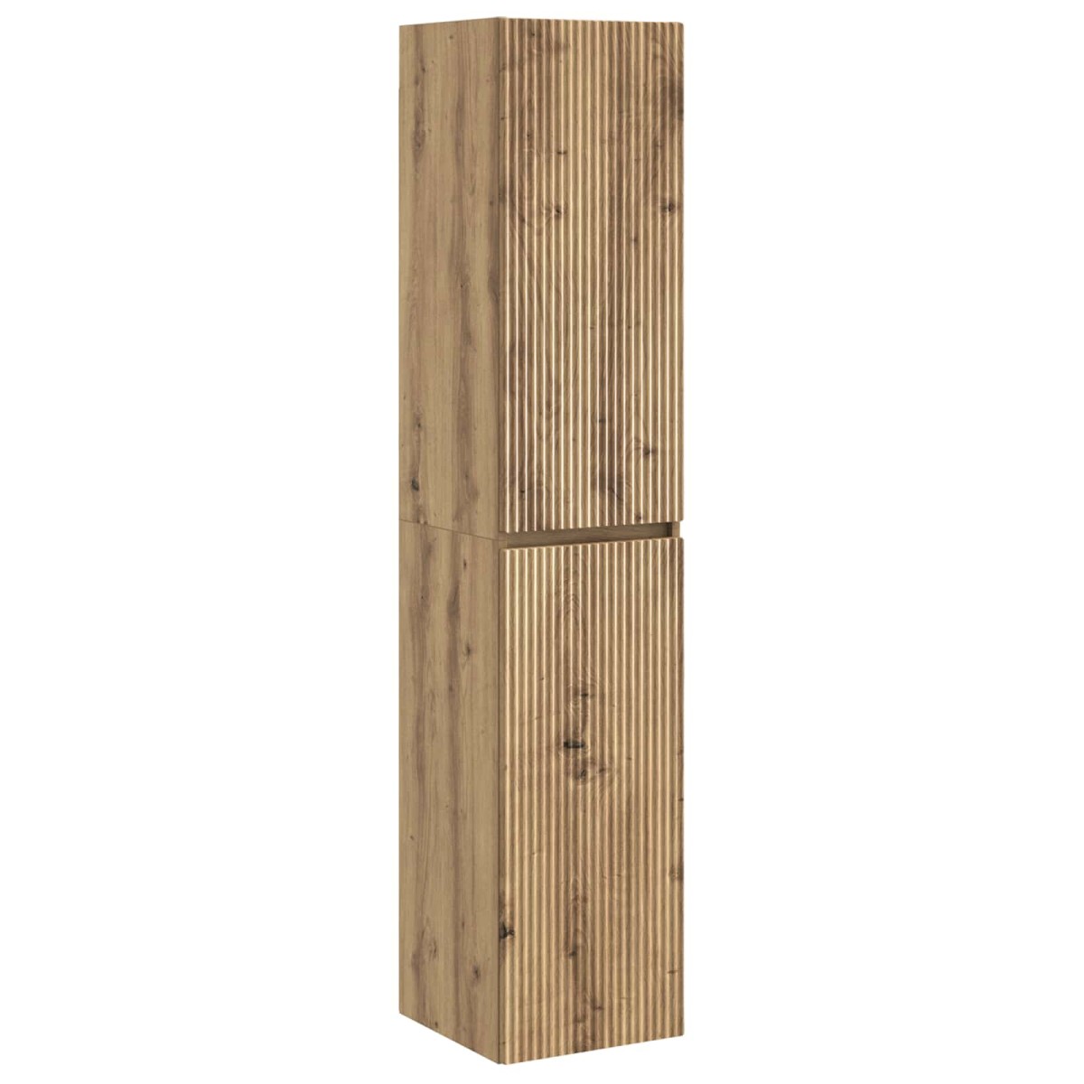 vidaXL Τοίχου Ντουλάπα Μπάνιου Artisan Δρυς 33 x 34,5 x 160 εκ