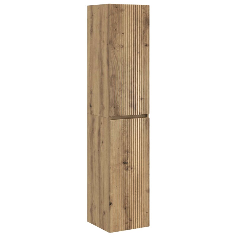 vidaXL Τοίχου Ντουλάπα Μπάνιου Artisan Δρυς 33 x 34,5 x 160 εκ