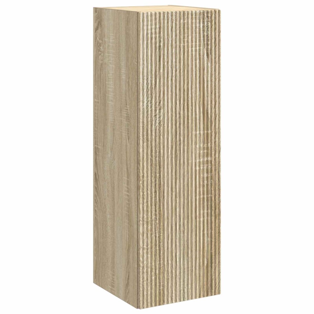 vidaXL Τοίχου Ντουλάπα Μπάνιου Sonoma Δρυς 33 x 34,5 x 100 εκ