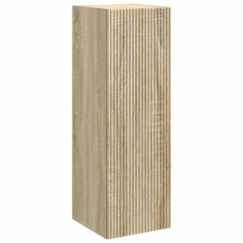 vidaXL Τοίχου Ντουλάπα Μπάνιου Sonoma Δρυς 33 x 34,5 x 100 εκ