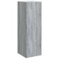 vidaXL Τοίχου Ντουλάπα Μπάνιου Γκρι Sonoma 33 x 34,5 x 100 εκ
