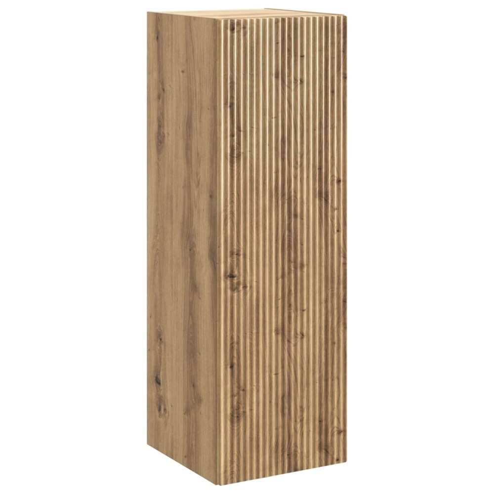 vidaXL Τοίχου Ντουλάπα Μπάνιου Artisan Δρυς 33 x 34,5 x 100 εκ