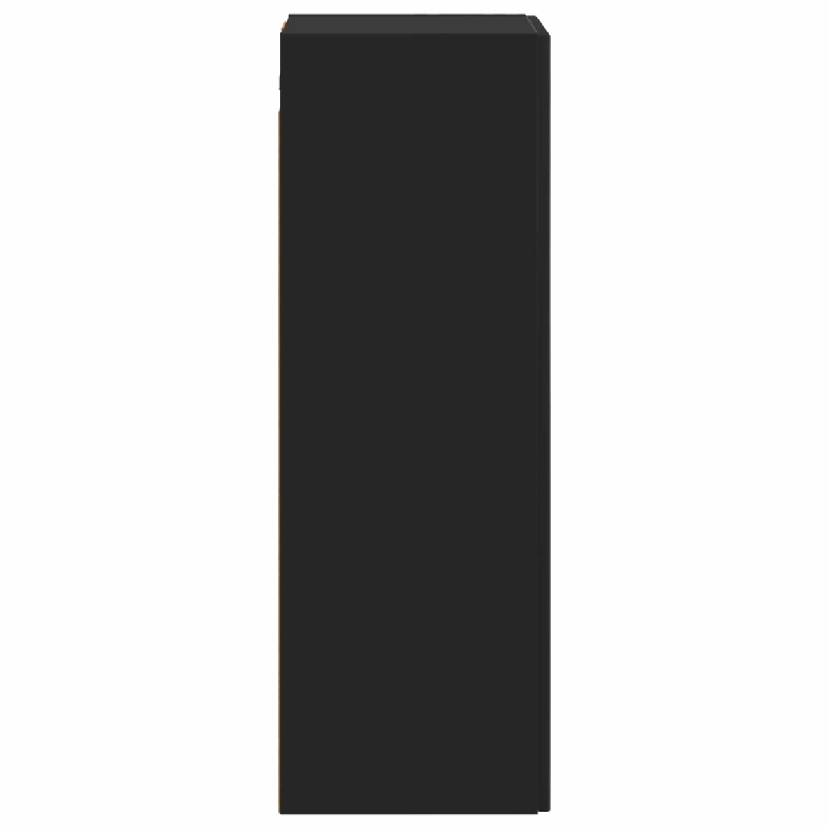 vidaXL Τοίχου Ντουλάπα Μπάνιου Μαύρο 33 x 34,5 x 60 εκ