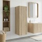 vidaXL Τοίχου Ντουλάπα Μπάνιου Sonoma Δρυς 33 x 34,5 x 60 εκ