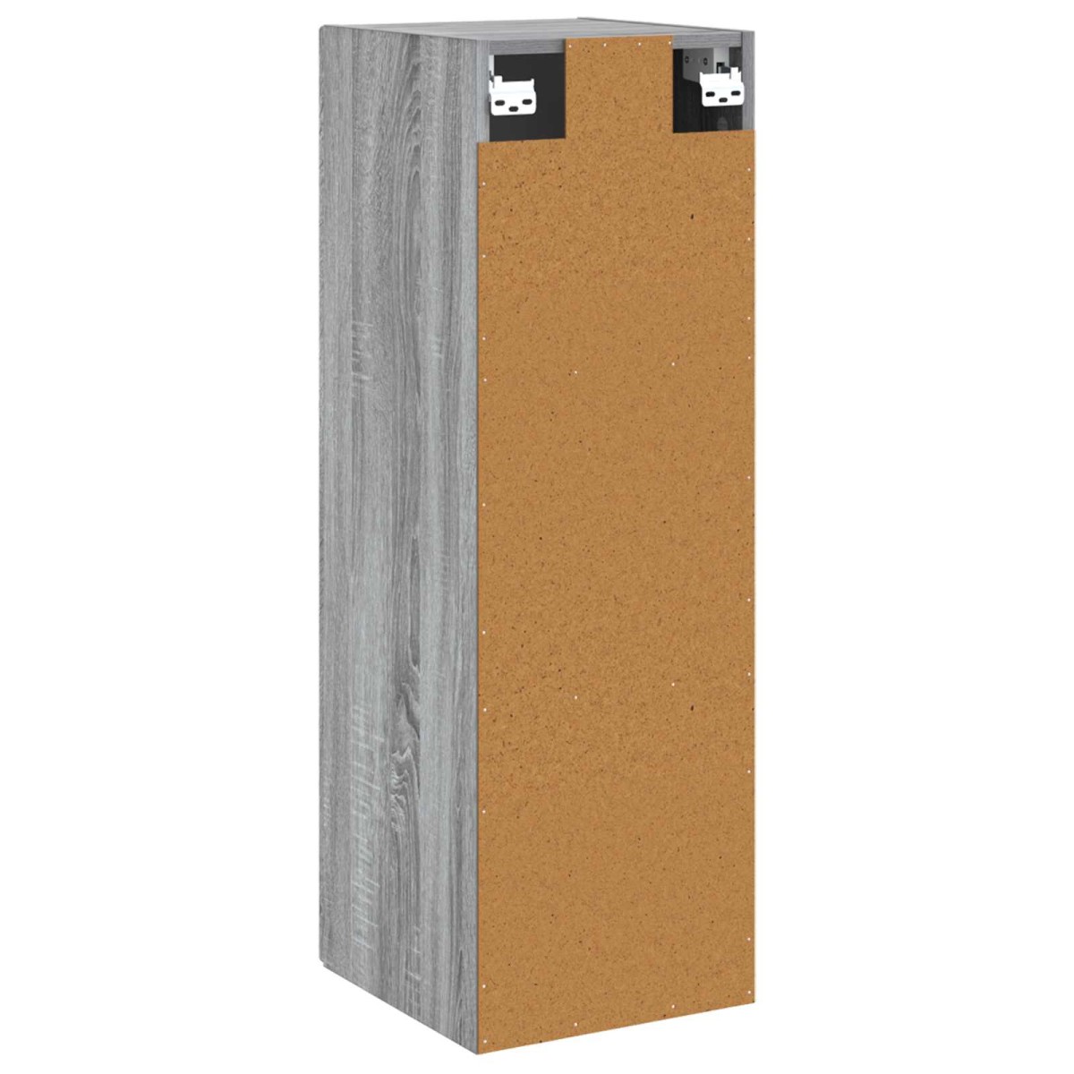 vidaXL Τοίχου Ντουλάπα Μπάνιου Γκρι Sonoma 33 x 34,5 x 60 εκ