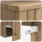 vidaXL Νιπτήρας Τοίχου Artisan Δρυς 39 x 41 x 62,5 εκ
