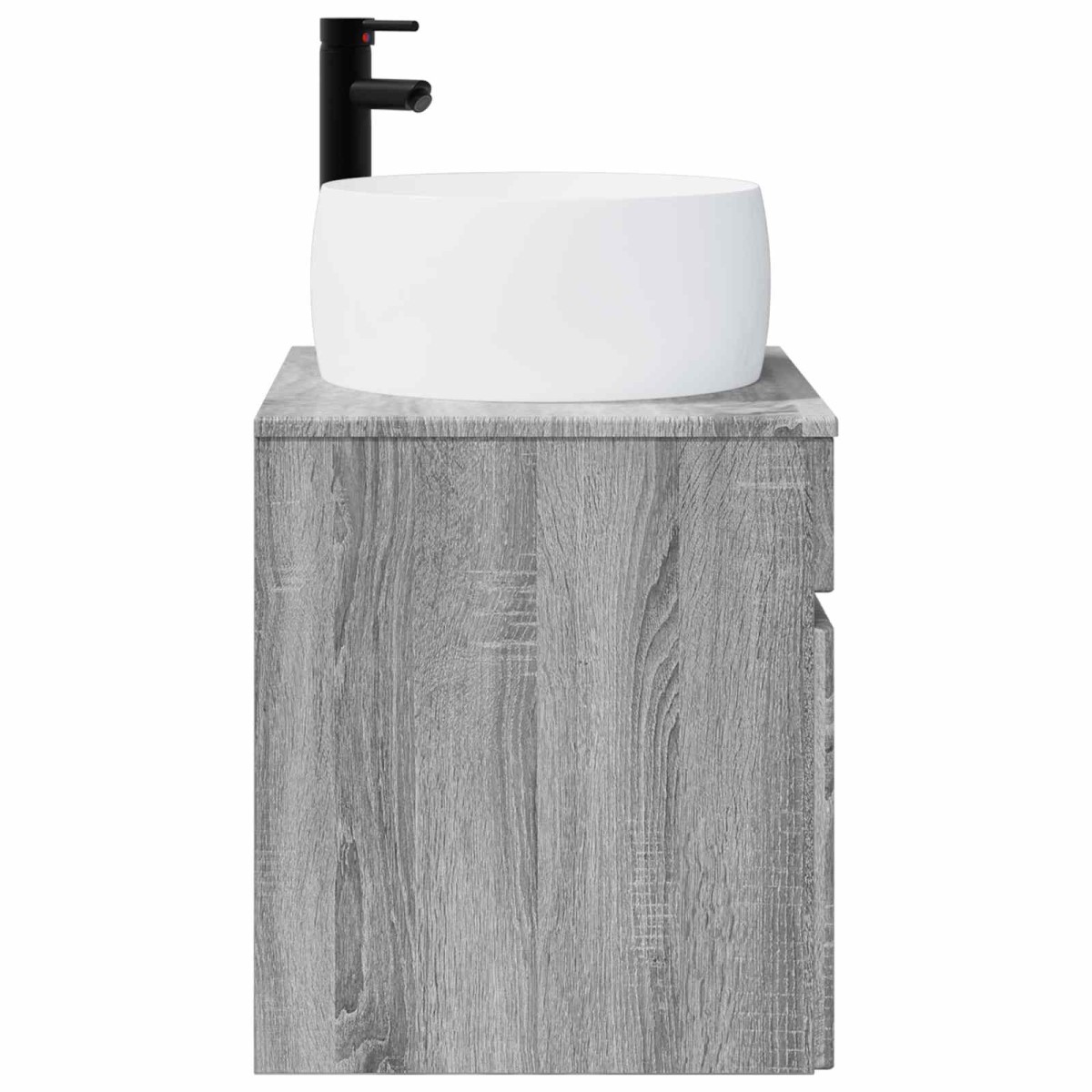 vidaXL Επιτοίχιος νιπτήρας βανίλιας Γκρι Sonoma 49 x 44,5 x 66 εκ