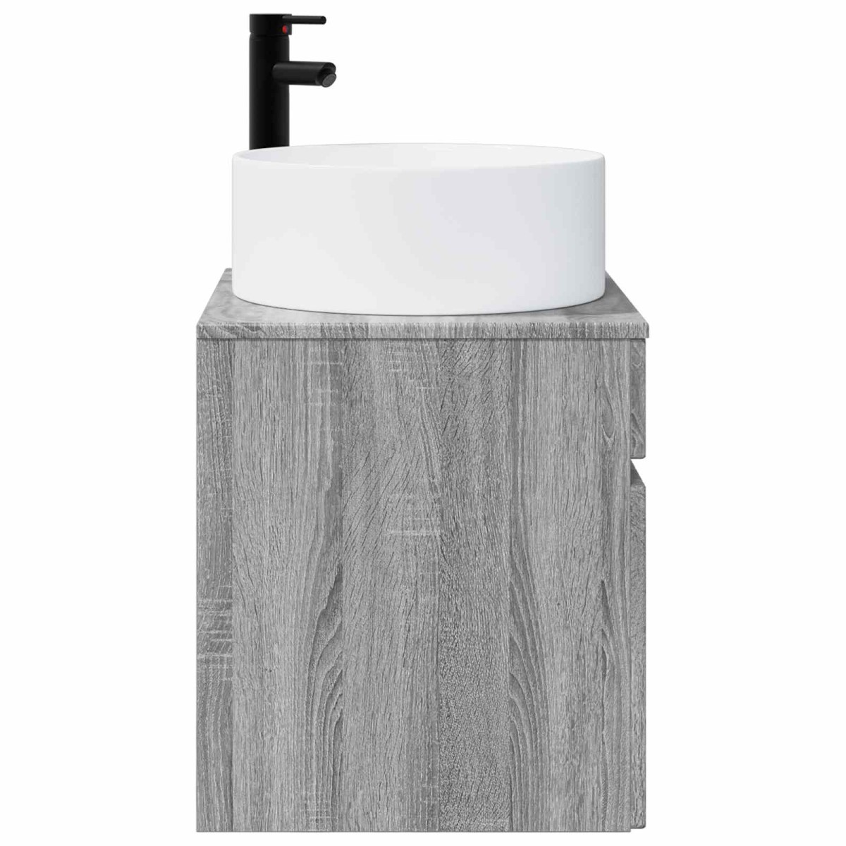 vidaXL Επιτοίχιος νιπτήρας βανίλιας Γκρι Sonoma 49 x 44,5 x 65,5 εκ