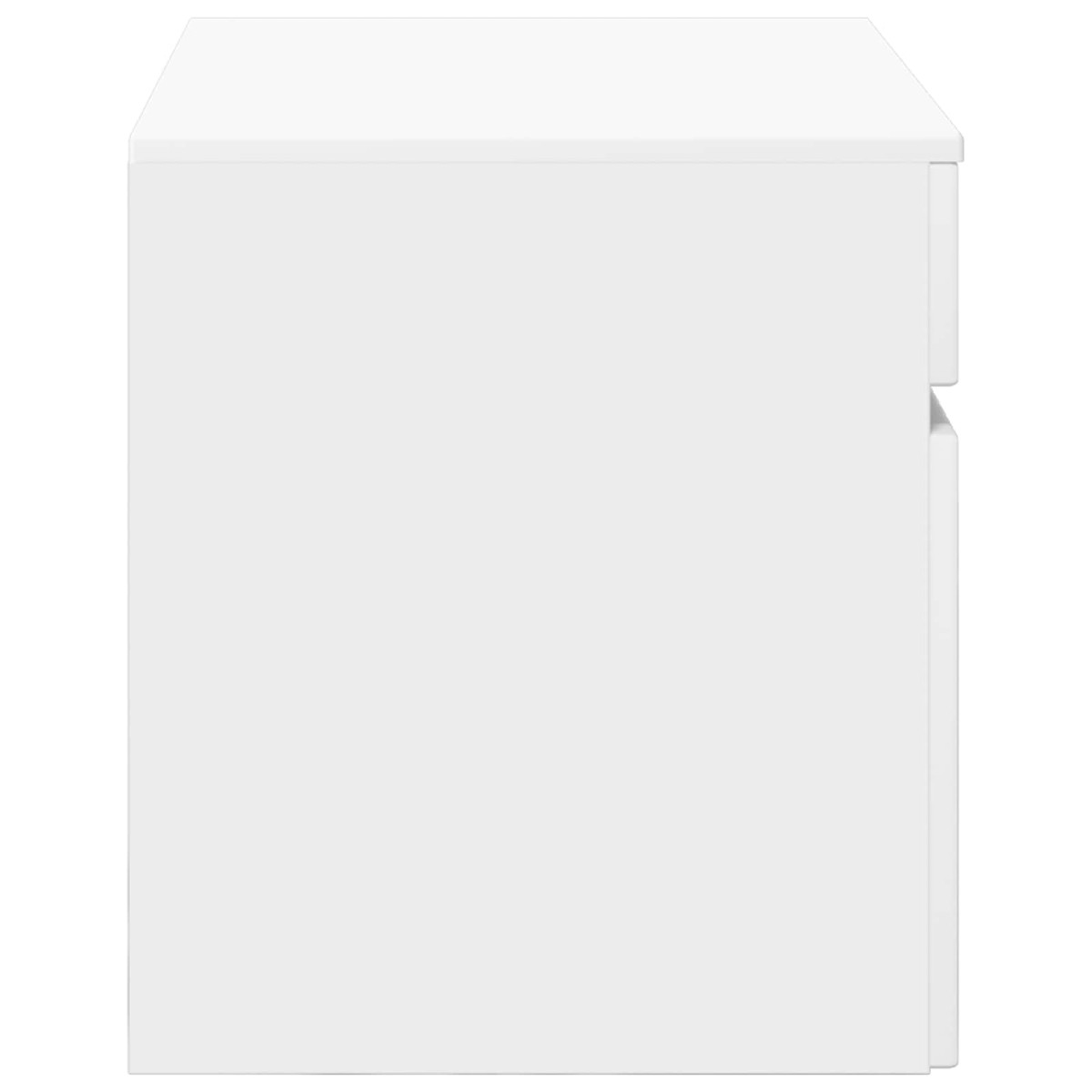 vidaXL Τοίχου Ντουλάπα Μπάνιου Λευκό 59 x 44,5 x 50 εκ
