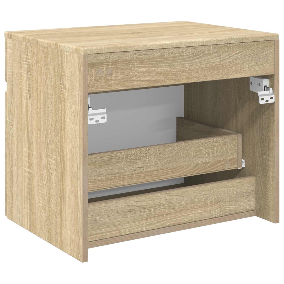 vidaXL Τοίχου Ντουλάπα Μπάνιου Sonoma Δρυς 59 x 44,5 x 50 εκ