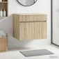 vidaXL Τοίχου Ντουλάπα Μπάνιου Sonoma Δρυς 59 x 44,5 x 50 εκ