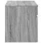 vidaXL Τοίχου Ντουλάπα Μπάνιου Γκρι Sonoma 59 x 44,5 x 50 εκ