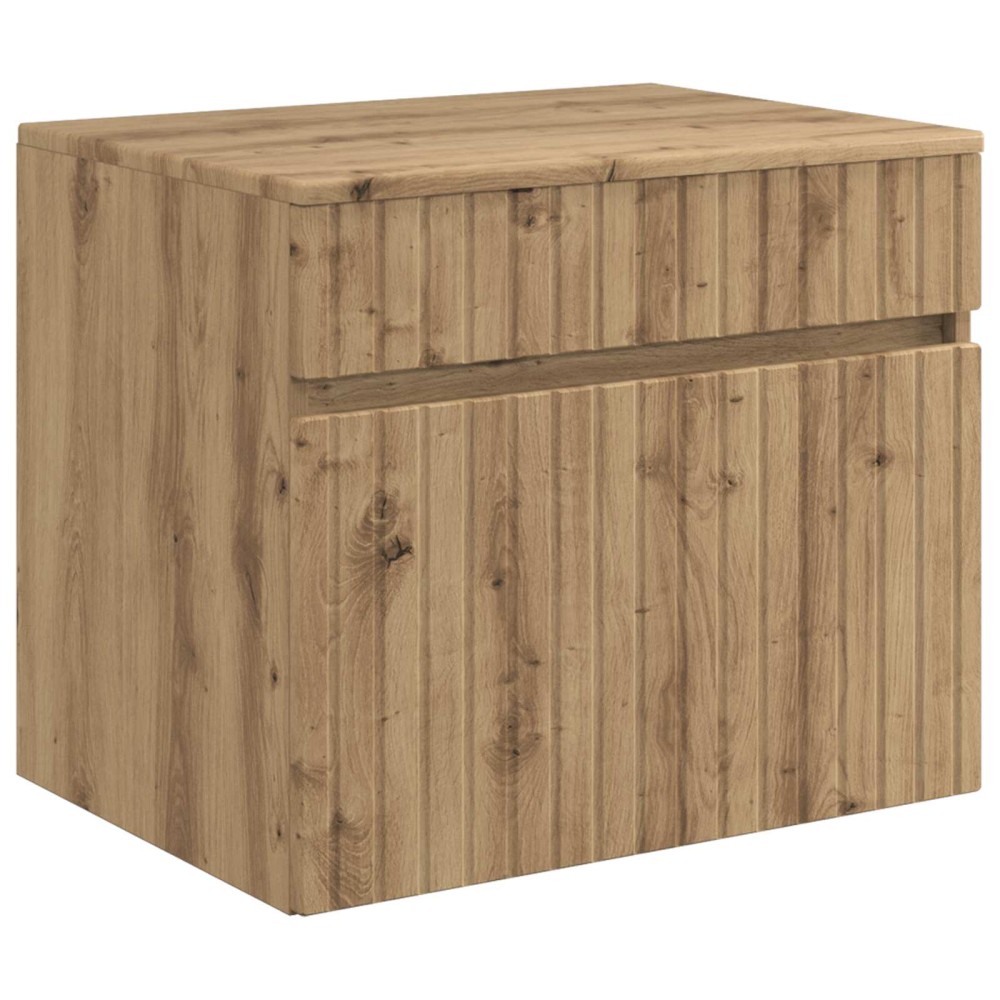 vidaXL Τοίχου Ντουλάπα Μπάνιου Artisan Δρυς 59 x 44,5 x 50 εκ