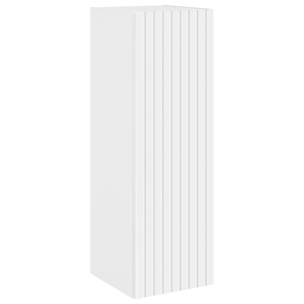 vidaXL Τοίχου Ντουλάπα Μπάνιου Λευκό 33 x 34,5 x 60 εκ