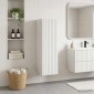 vidaXL Τοίχου Ντουλάπα Μπάνιου Λευκό 33 x 34,5 x 60 εκ