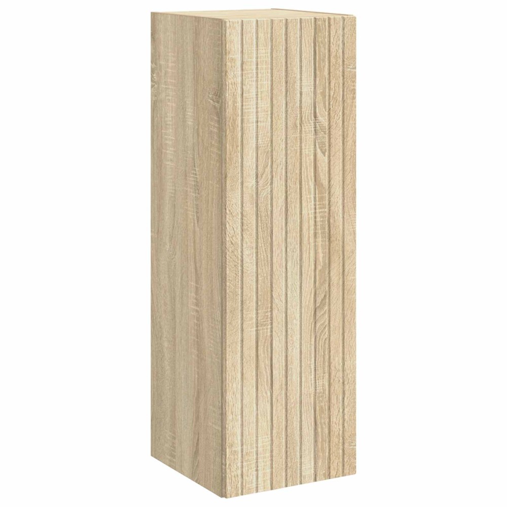 vidaXL Τοίχου Ντουλάπα Μπάνιου Sonoma Δρυς 33 x 34,5 x 60 εκ