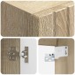 vidaXL Τοίχου Ντουλάπα Μπάνιου Sonoma Δρυς 33 x 34,5 x 60 εκ