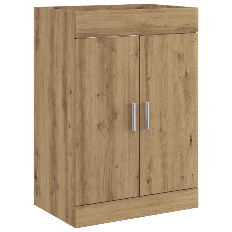 vidaXL Ντουλάπι Κάτω από τον Νιπτήρα Artisan Δρυς 56 x 37,5 x 81 εκ