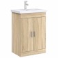 vidaXL Ντουλάπι Κάτω από τον Νιπτήρα Sonoma Δρυς 78,5 x 37,5 x 81 εκ
