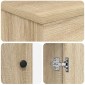 vidaXL Ντουλάπι Κάτω από τον Νιπτήρα Sonoma Δρυς 78,5 x 37,5 x 81 εκ