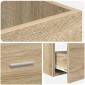 vidaXL Καθρέφτης μπάνιου με νιπτήρα Sonoma Δρυς 42 x 40 x 84,5 εκ