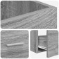 vidaXL Καθρέφτης μπάνιου με νιπτήρα Γκρι Sonoma 42 x 40 x 84,5 εκ
